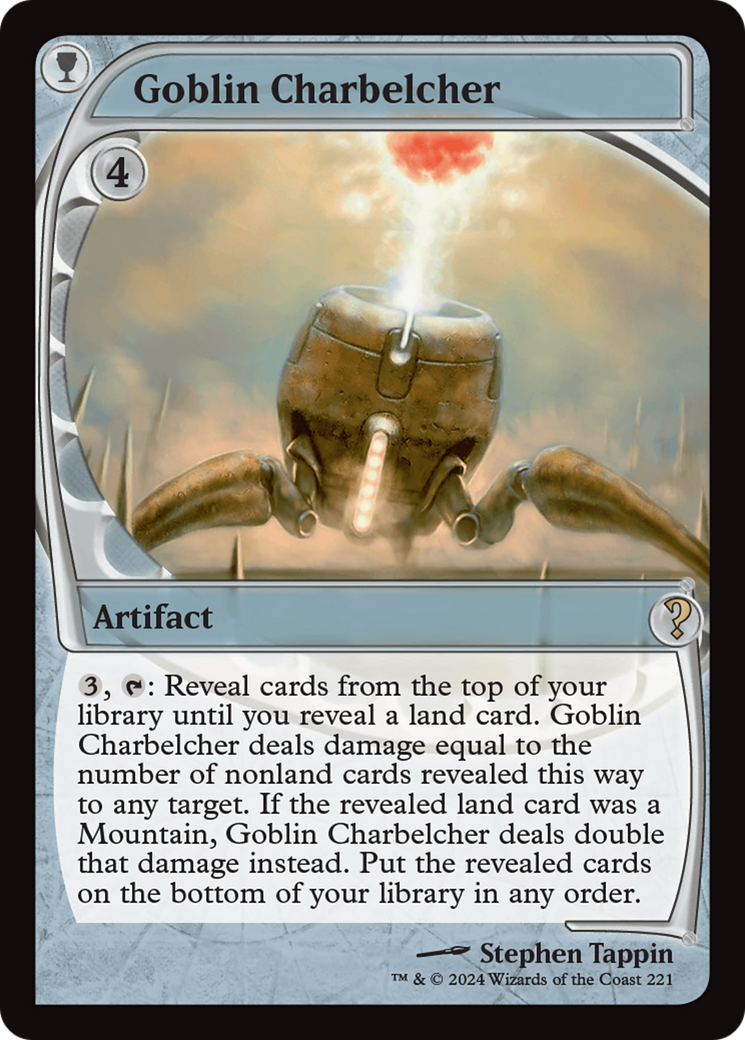 Goblin Charbelcher (Future Sight) [Mystery Booster 2] | Tables and Towers