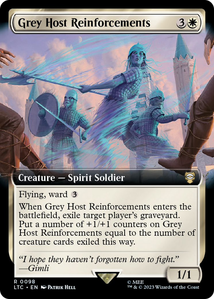 Grey Host Reinforcements (Extended Art) [The Lord of the Rings: Tales of Middle-Earth Commander] | Tables and Towers