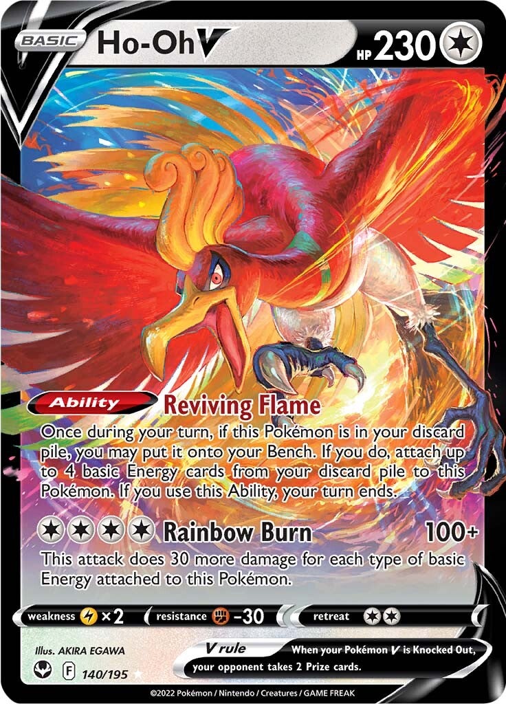 Ho-oh V (140/195) [Sword & Shield: Silver Tempest] | Tables and Towers