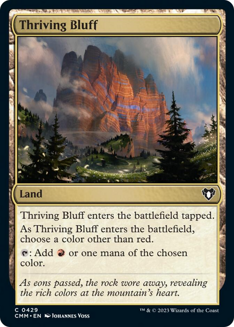 Thriving Bluff [Commander Masters] | Tables and Towers