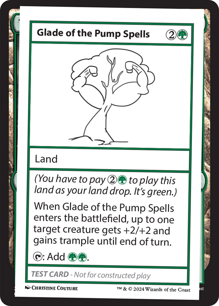 Glade of the Pump Spells [Mystery Booster 2 Playtest Cards] | Tables and Towers