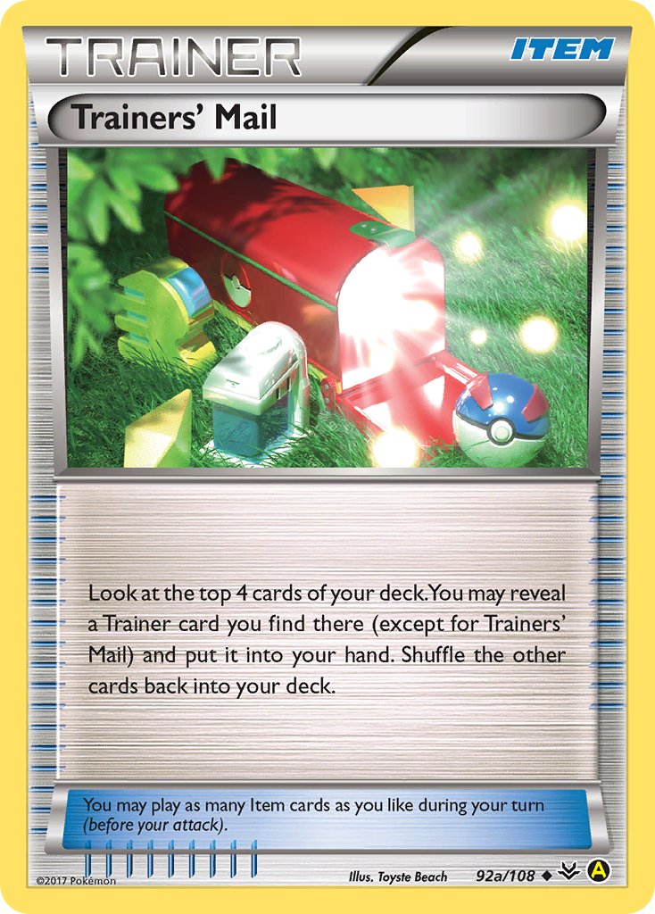 Trainers' Mail (92a/108) [Alternate Art Promos] | Tables and Towers