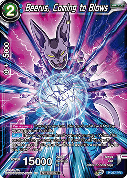 Beerus, Coming to Blows (Unison Warrior Series Boost Tournament Pack Vol. 7) (P-367) [Tournament Promotion Cards] | Tables and Towers