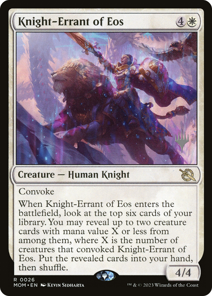 Knight-Errant of Eos (Promo Pack) [March of the Machine Promos] | Tables and Towers