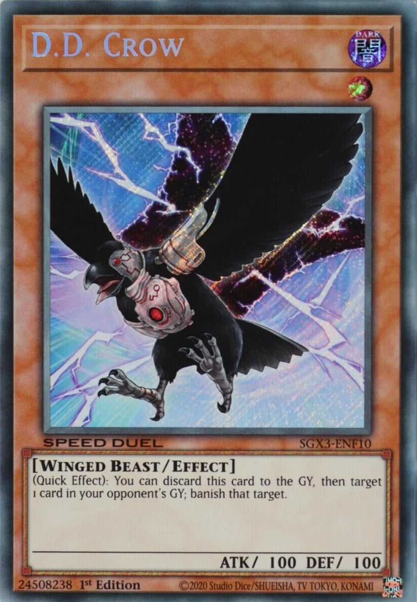 D.D. Crow [SGX3-ENF10] Secret Rare | Tables and Towers