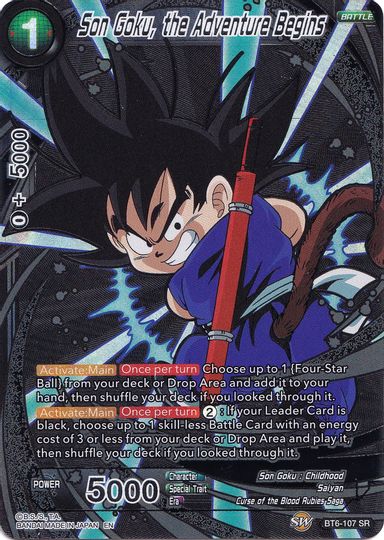 Son Goku, the Adventure Begins (Collector's Selection Vol. 1) (BT6-107) [Promotion Cards] | Tables and Towers