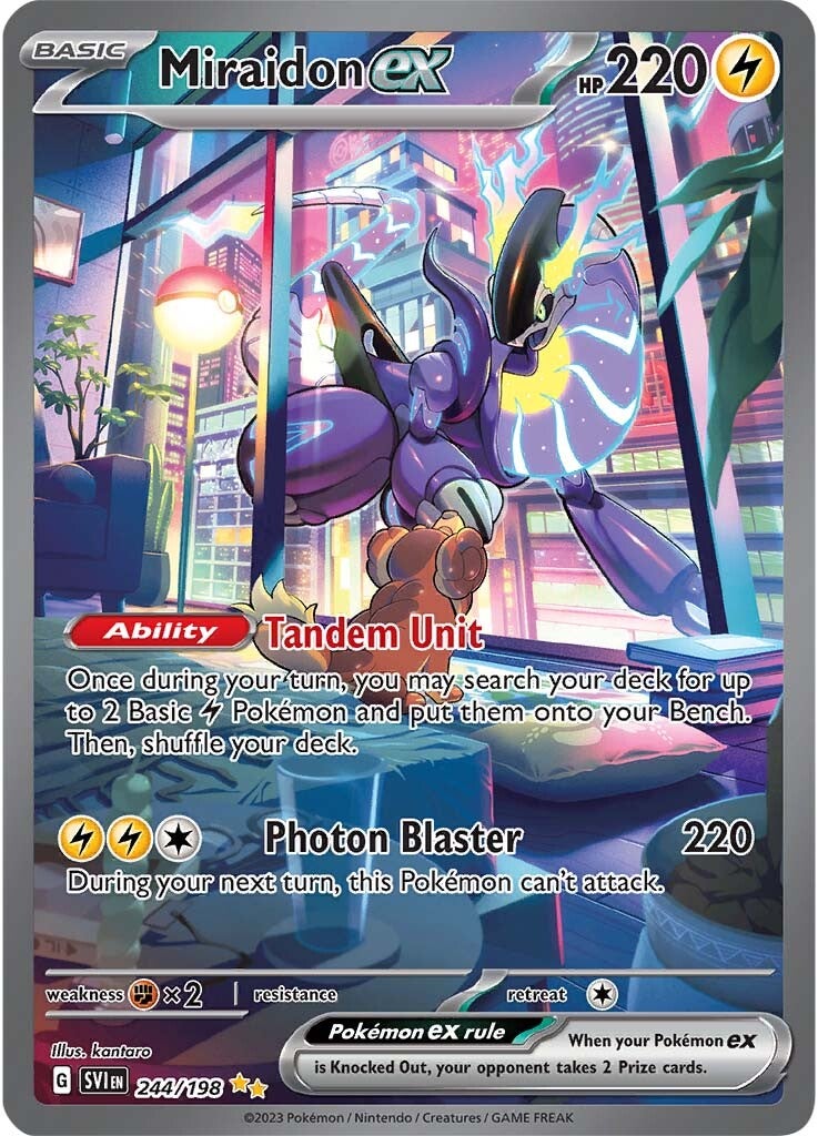 Miraidon ex (244/198) [Scarlet & Violet: Base Set] | Tables and Towers