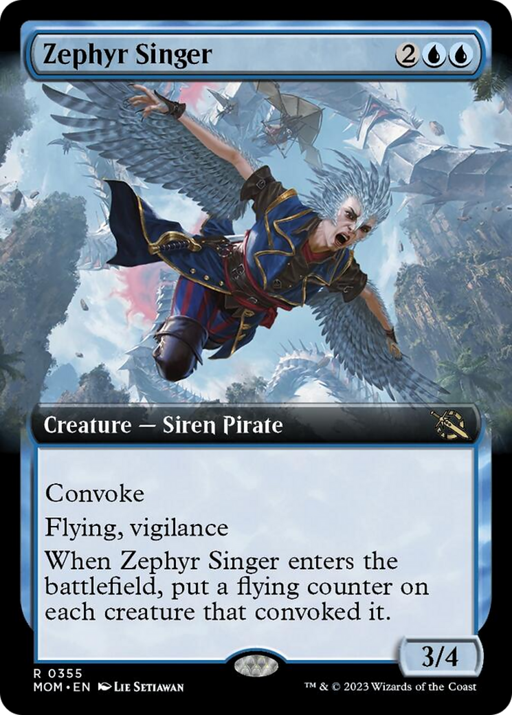 Zephyr Singer (Extended Art) [March of the Machine] | Tables and Towers