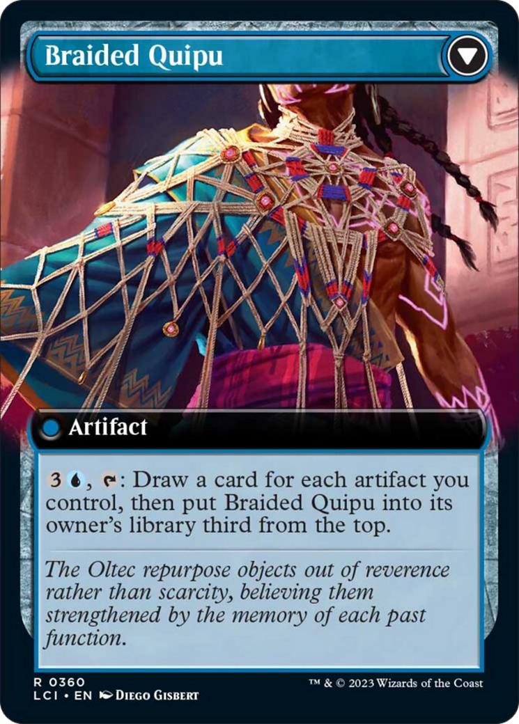 Braided Net // Braided Quipu (Extended Art) [The Lost Caverns of Ixalan] | Tables and Towers