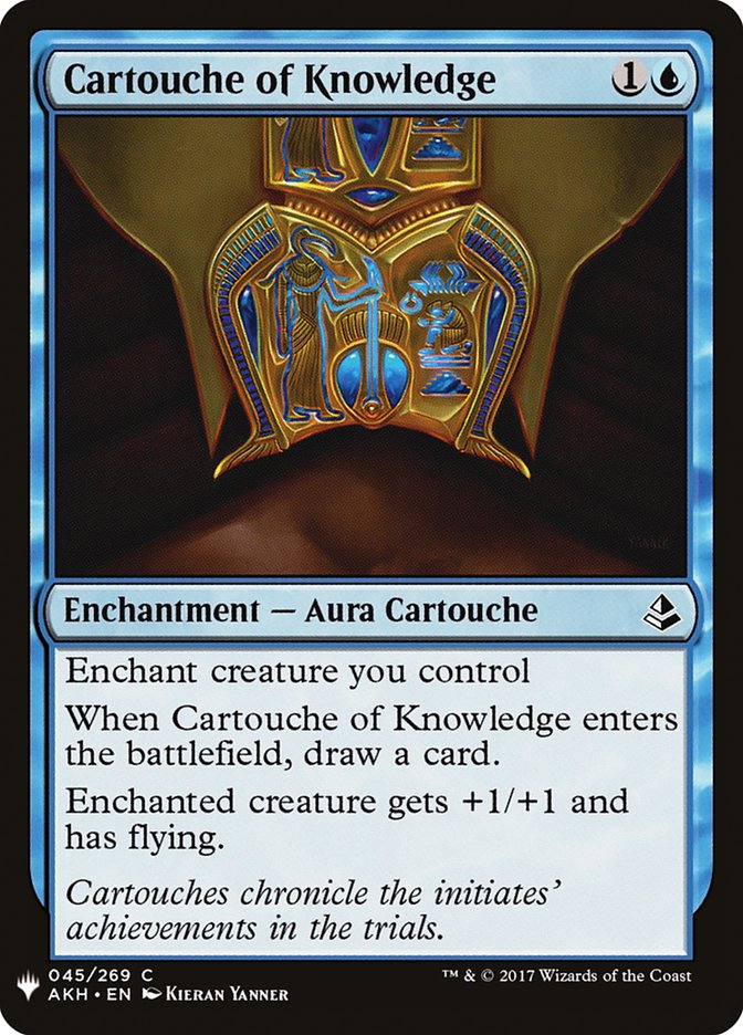 Cartouche of Knowledge [Mystery Booster] | Tables and Towers