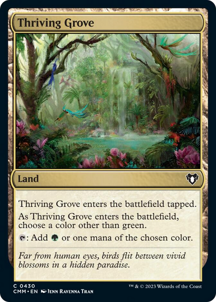 Thriving Grove [Commander Masters] | Tables and Towers