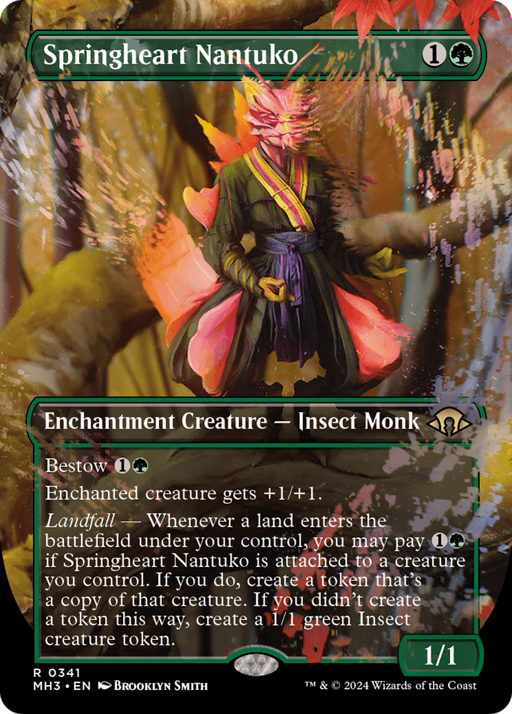 Springheart Nantuko (Borderless) [Modern Horizons 3] | Tables and Towers