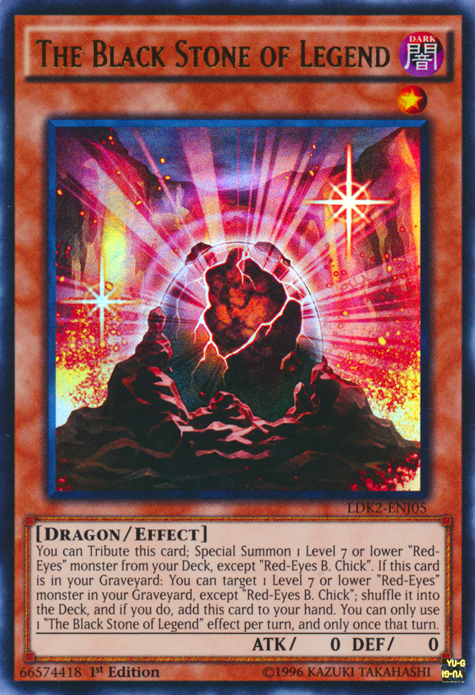 The Black Stone of Legend [LDK2-ENJ05] Ultra Rare | Tables and Towers