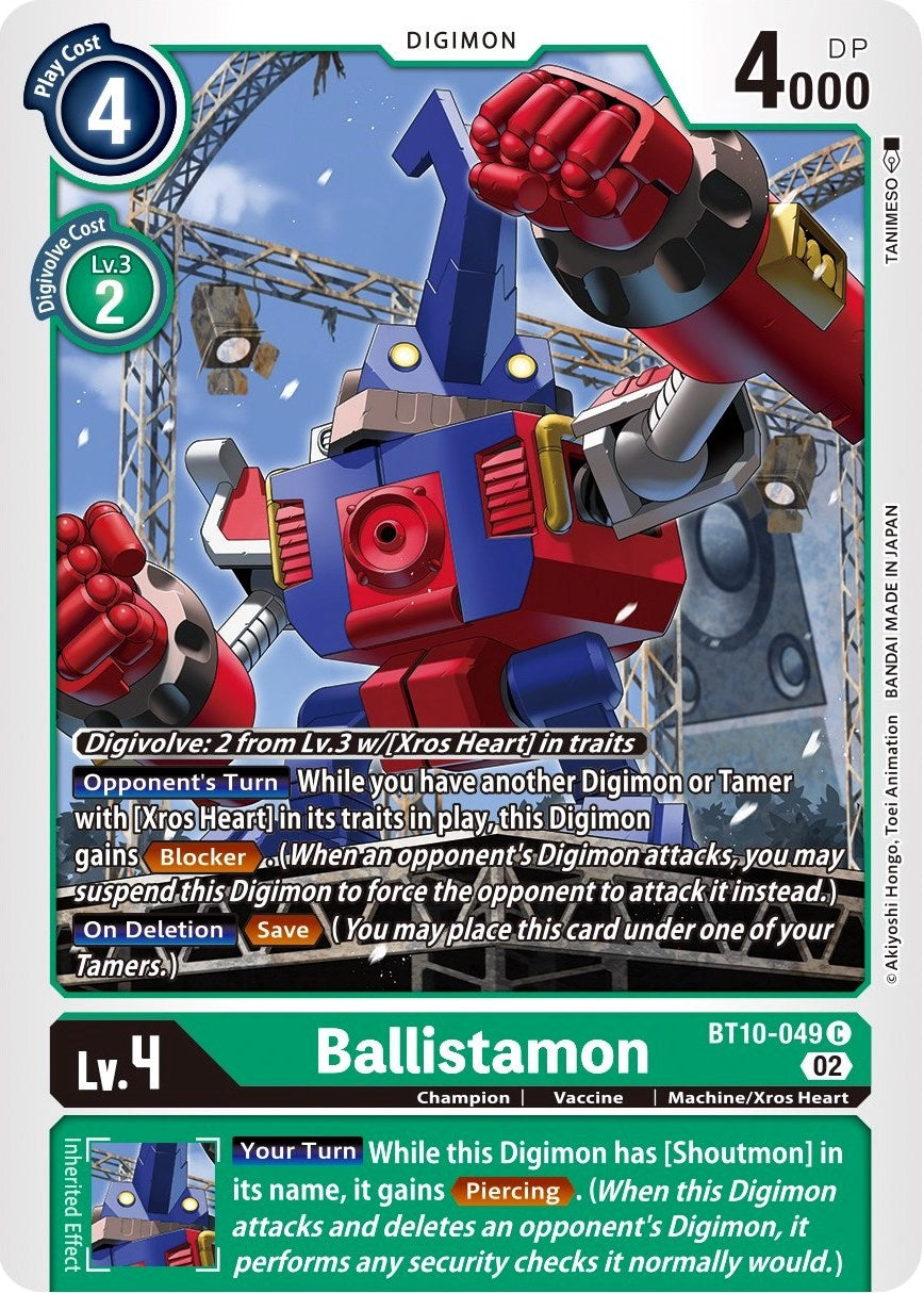 Ballistamon [BT10-049] [Xros Encounter] | Tables and Towers