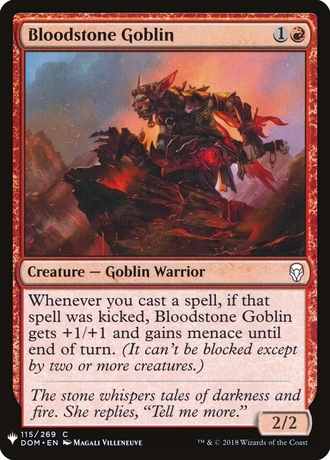 Bloodstone Goblin [Mystery Booster] | Tables and Towers