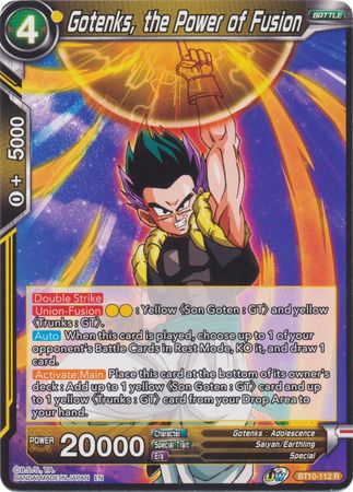 Gotenks, the Power of Fusion (BT10-112) [Rise of the Unison Warrior 2nd Edition] | Tables and Towers