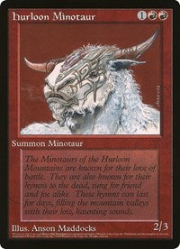 Hurloon Minotaur (Oversized) [Oversize Cards] | Tables and Towers