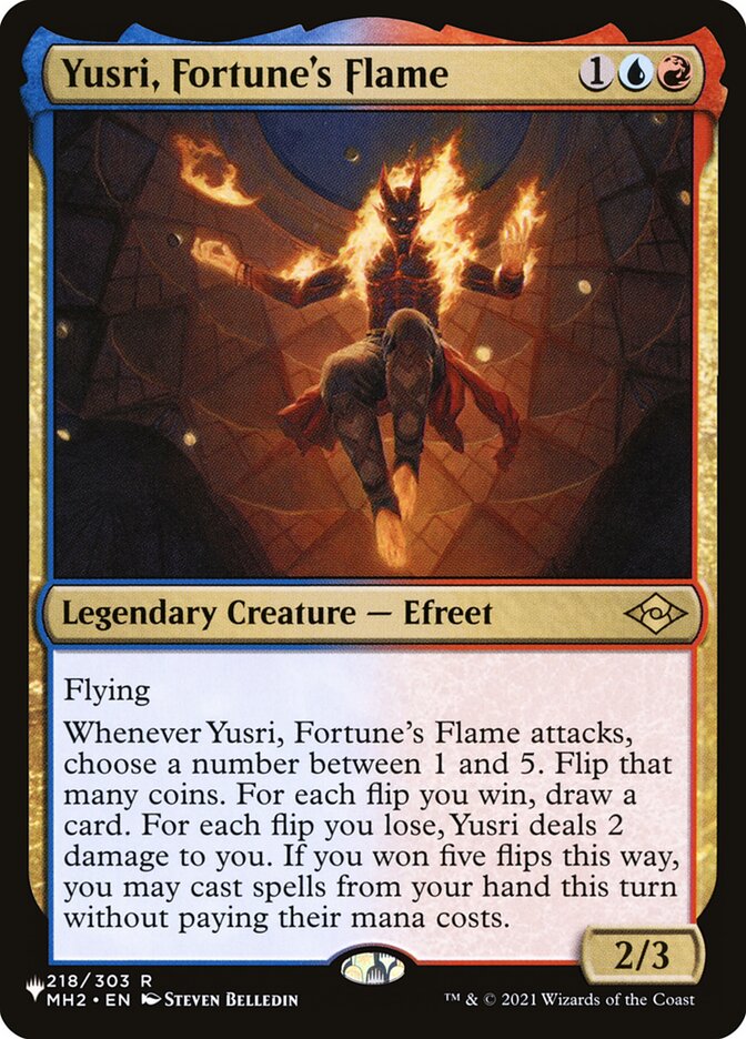 Yusri, Fortune's Flame [Secret Lair: Heads I Win, Tails You Lose] | Tables and Towers