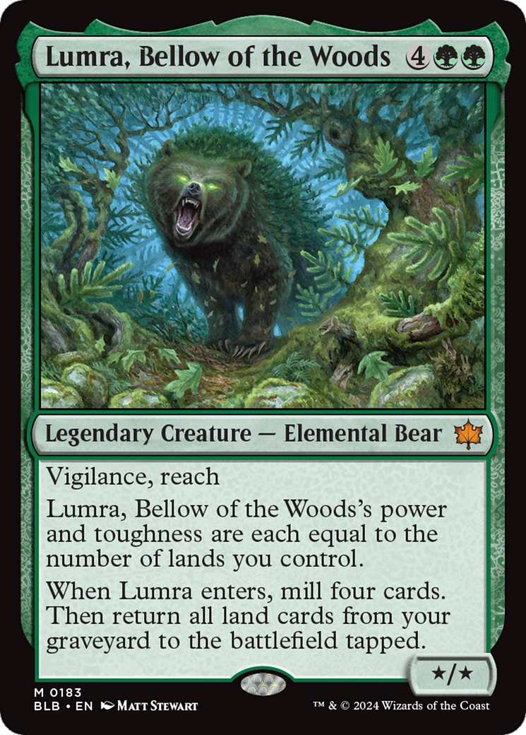 Lumra, Bellow of the Woods [Bloomburrow] | Tables and Towers