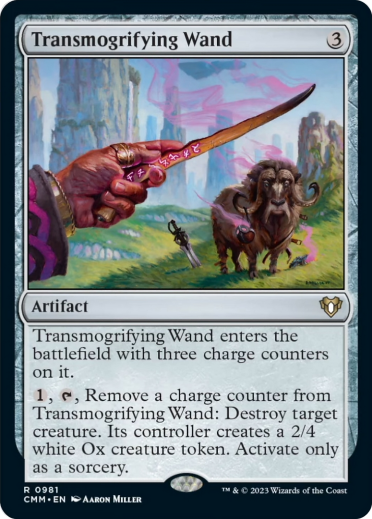 Transmogrifying Wand [Commander Masters] | Tables and Towers