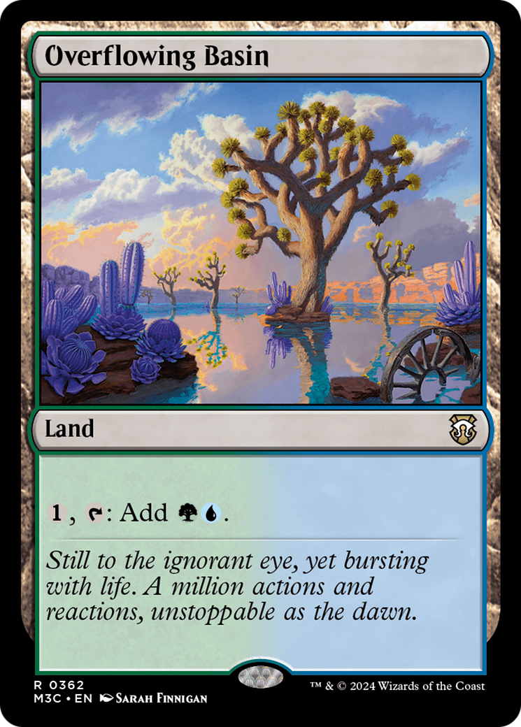 Overflowing Basin (Ripple Foil) [Modern Horizons 3 Commander] | Tables and Towers