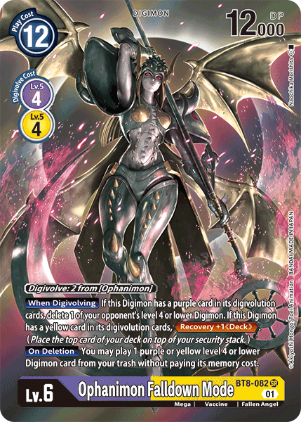 Ophanimon: Falldown Mode [BT8-082] (Alternate Art) [New Awakening] | Tables and Towers