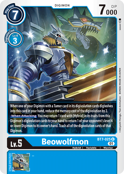 Beowolfmon [BT7-025] [Next Adventure] | Tables and Towers