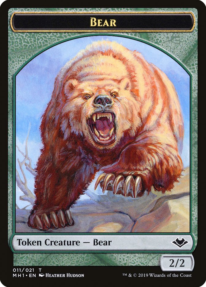 Bear Token [Modern Horizons Tokens] | Tables and Towers