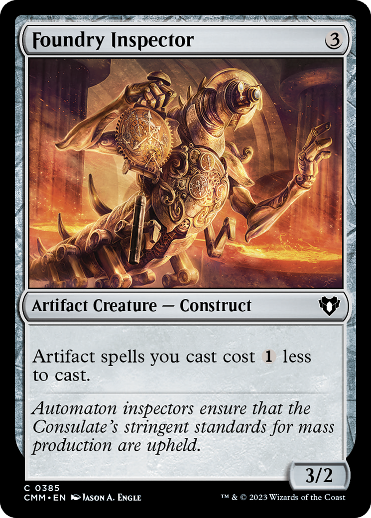 Foundry Inspector [Commander Masters] | Tables and Towers