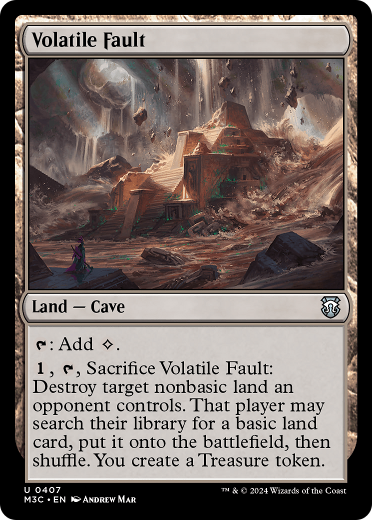 Volatile Fault (Ripple Foil) [Modern Horizons 3 Commander] | Tables and Towers