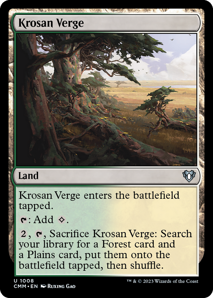 Krosan Verge [Commander Masters] | Tables and Towers