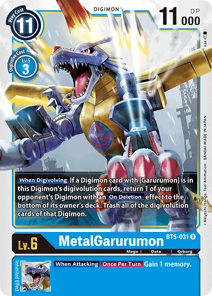 MetalGarurumon [BT5-031] [Battle of Omni] | Tables and Towers