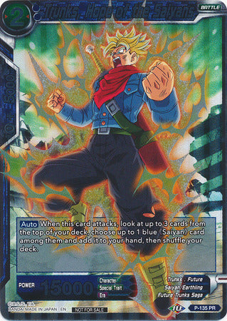 Trunks, Hope of the Saiyans (Series 7 Super Dash Pack) (P-135) [Promotion Cards] | Tables and Towers