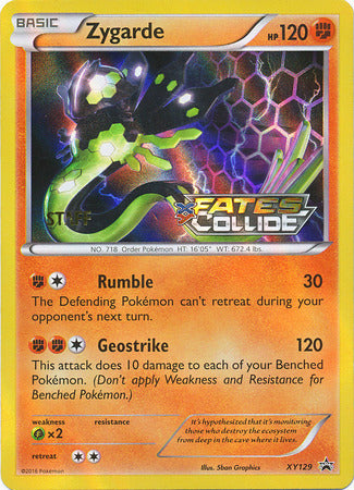 Zygarde (XY129) (Staff) [XY: Black Star Promos] | Tables and Towers