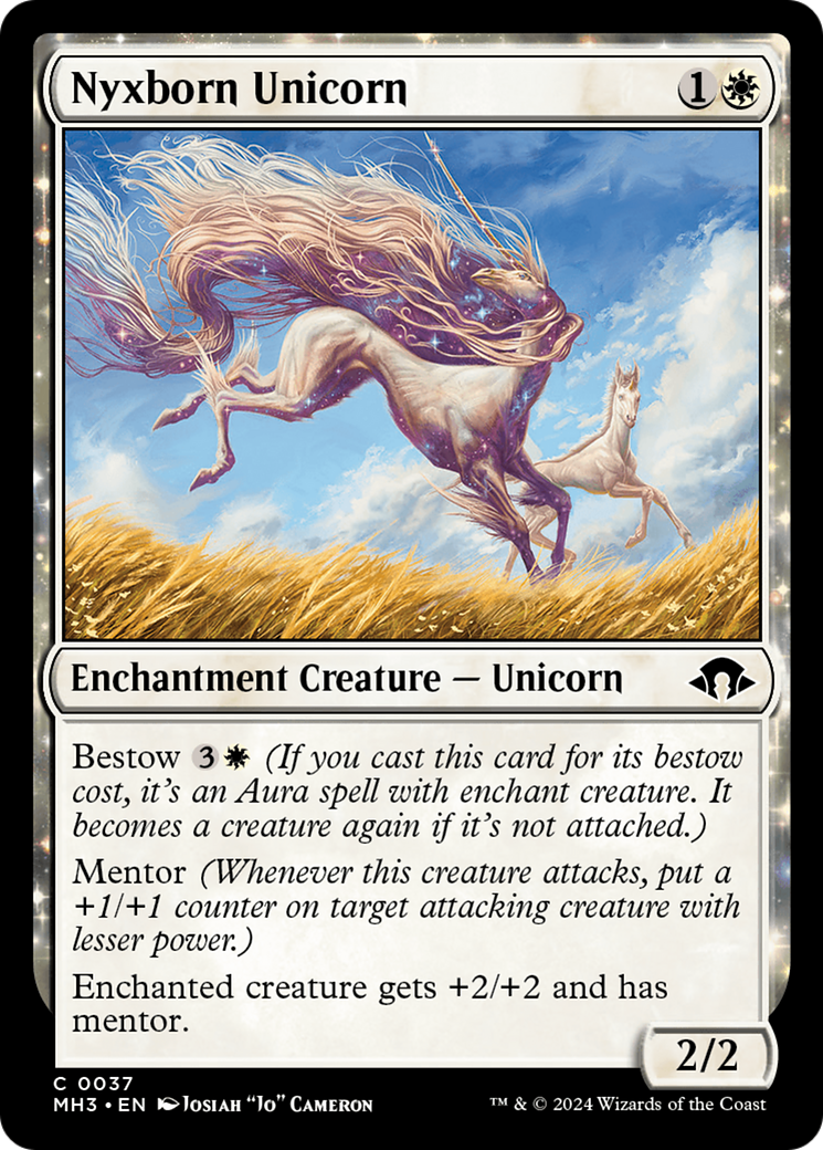 Nyxborn Unicorn [Modern Horizons 3] | Tables and Towers