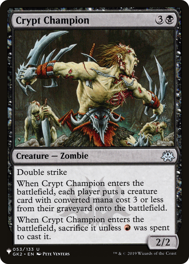 Crypt Champion [The List Reprints] | Tables and Towers