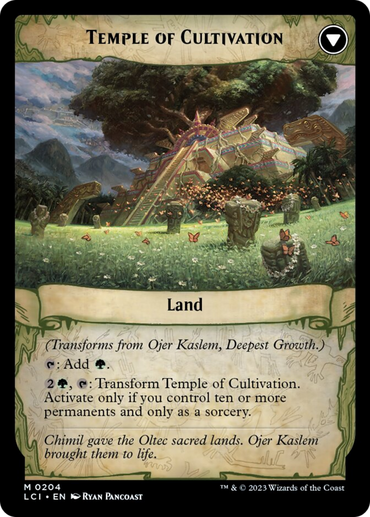 Ojer Kaslem, Deepest Growth // Temple of Cultivation [The Lost Caverns of Ixalan] | Tables and Towers