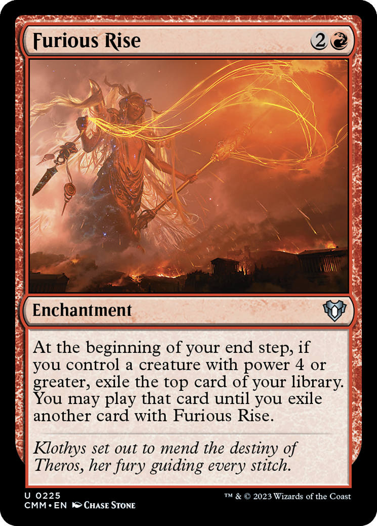 Furious Rise [Commander Masters] | Tables and Towers