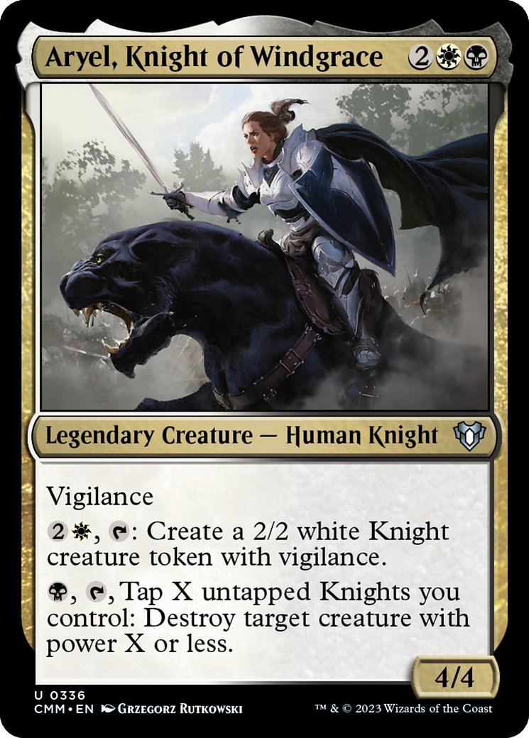 Aryel, Knight of Windgrace [Commander Masters] | Tables and Towers