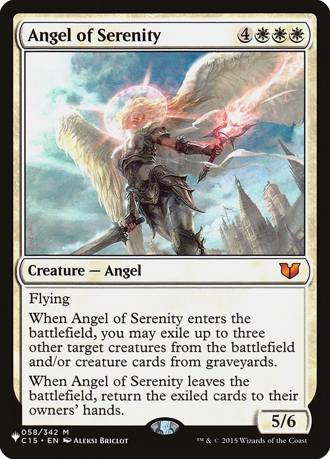 Angel of Serenity [The List] | Tables and Towers