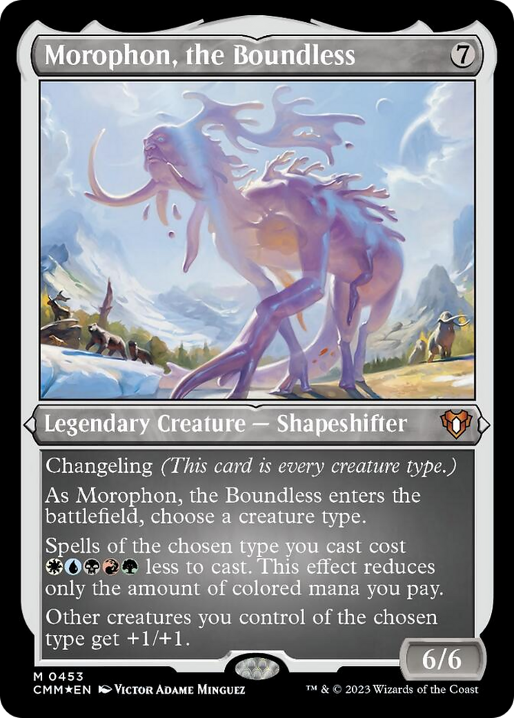 Morophon, the Boundless (Foil Etched) [Commander Masters] | Tables and Towers