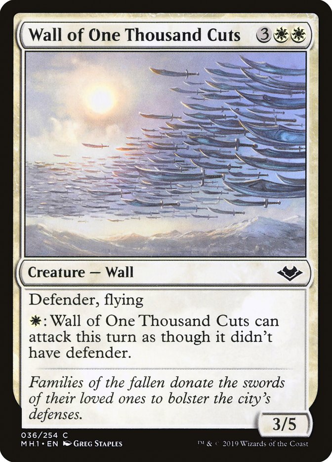 Wall of One Thousand Cuts [Modern Horizons] | Tables and Towers