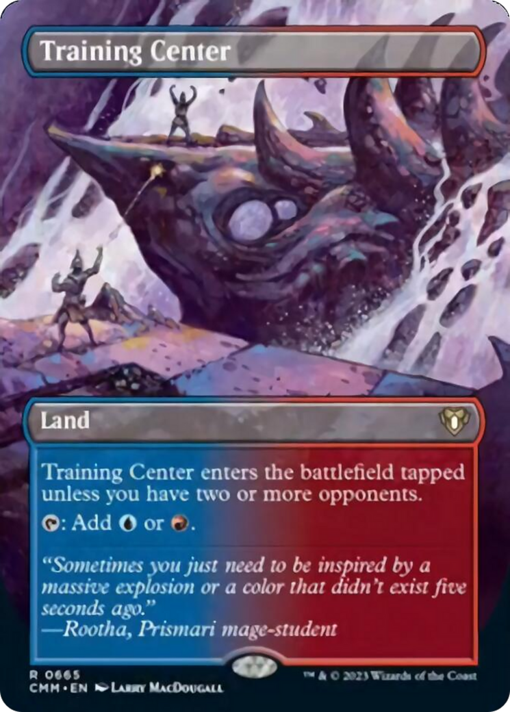 Training Center (Borderless Alternate Art) [Commander Masters] | Tables and Towers