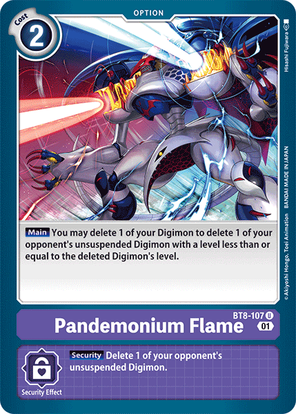 Pandemonium Flame [BT8-107] [New Awakening] | Tables and Towers