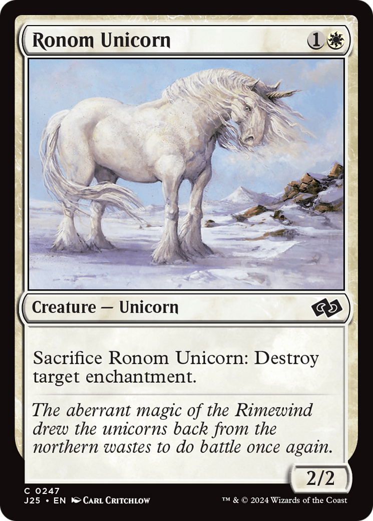 Ronom Unicorn [Foundations Jumpstart] | Tables and Towers