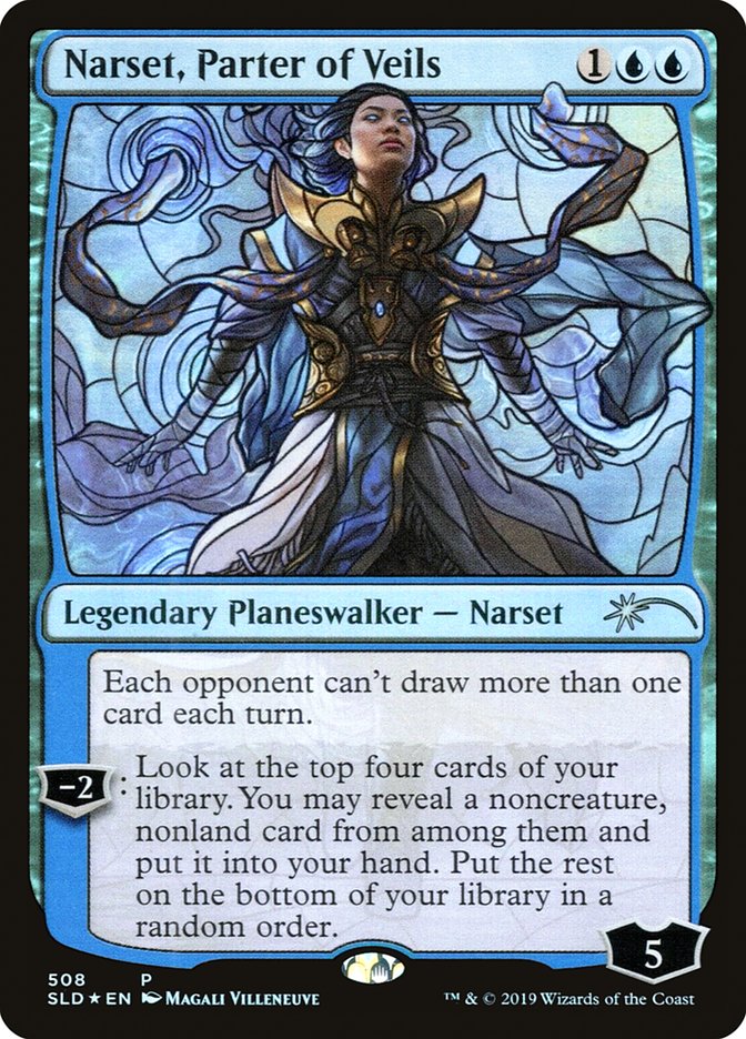 Narset, Parter of Veils (Stained Glass) [Secret Lair Drop Promos] | Tables and Towers