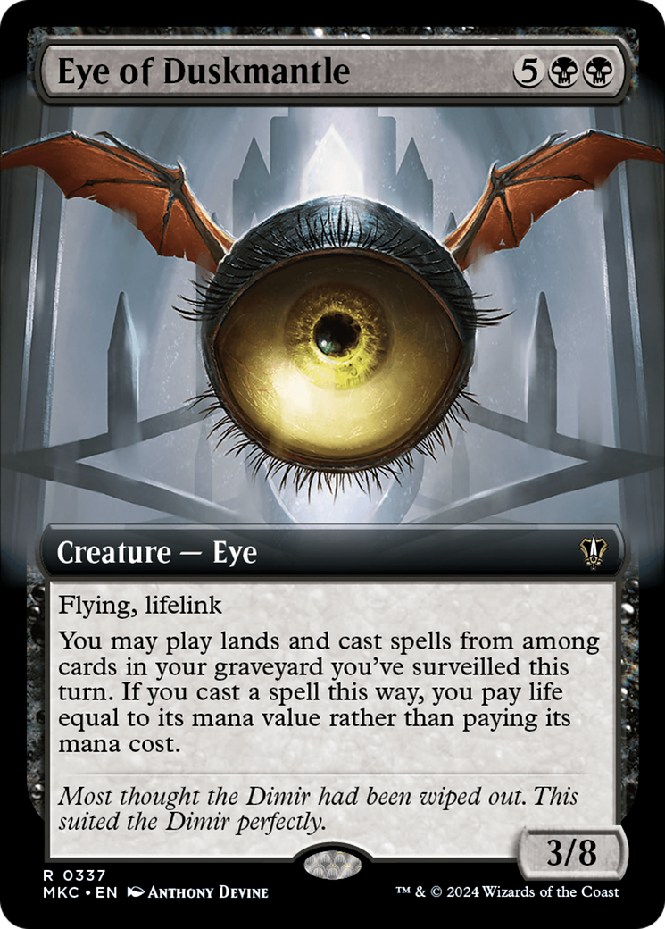 Eye of Duskmantle (Extended Art) [Murders at Karlov Manor Commander] | Tables and Towers