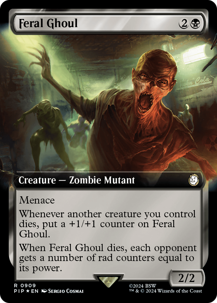 Feral Ghoul (Extended Art) (Surge Foil) [Fallout] | Tables and Towers