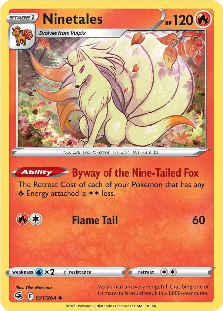 Ninetales (031/264) [Sword & Shield: Fusion Strike] | Tables and Towers