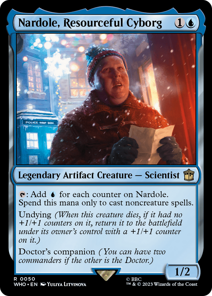 Nardole, Resourceful Cyborg [Doctor Who] | Tables and Towers